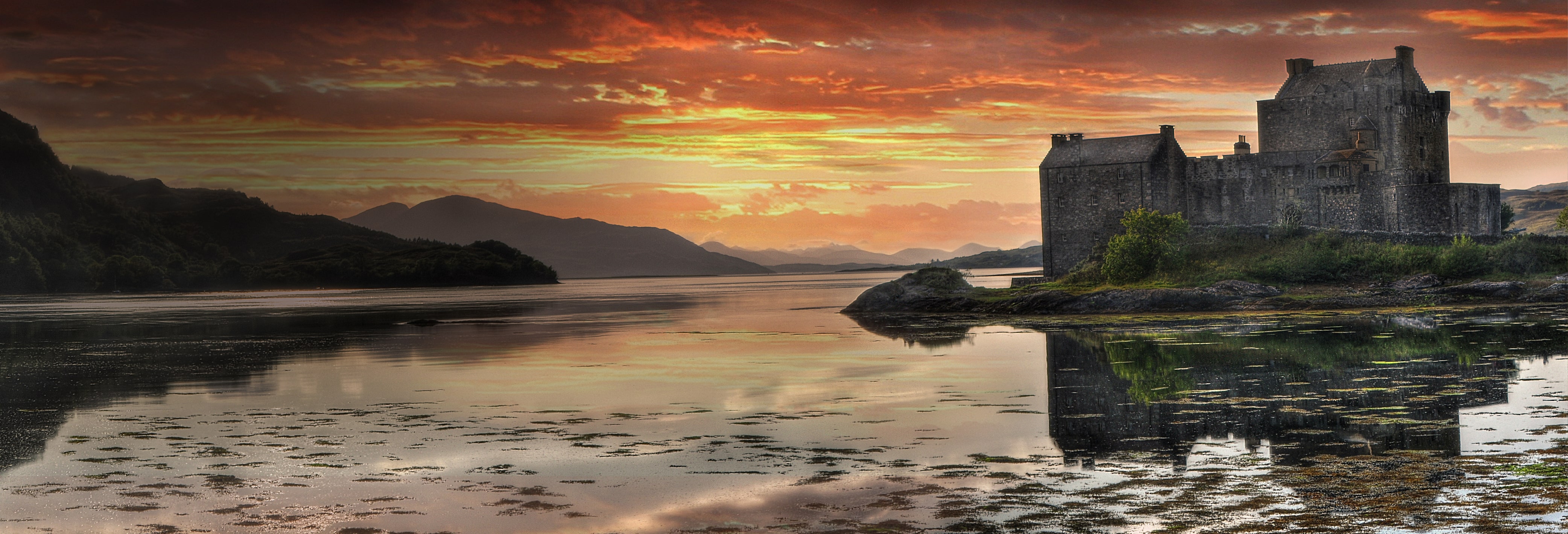 Seascape and castle